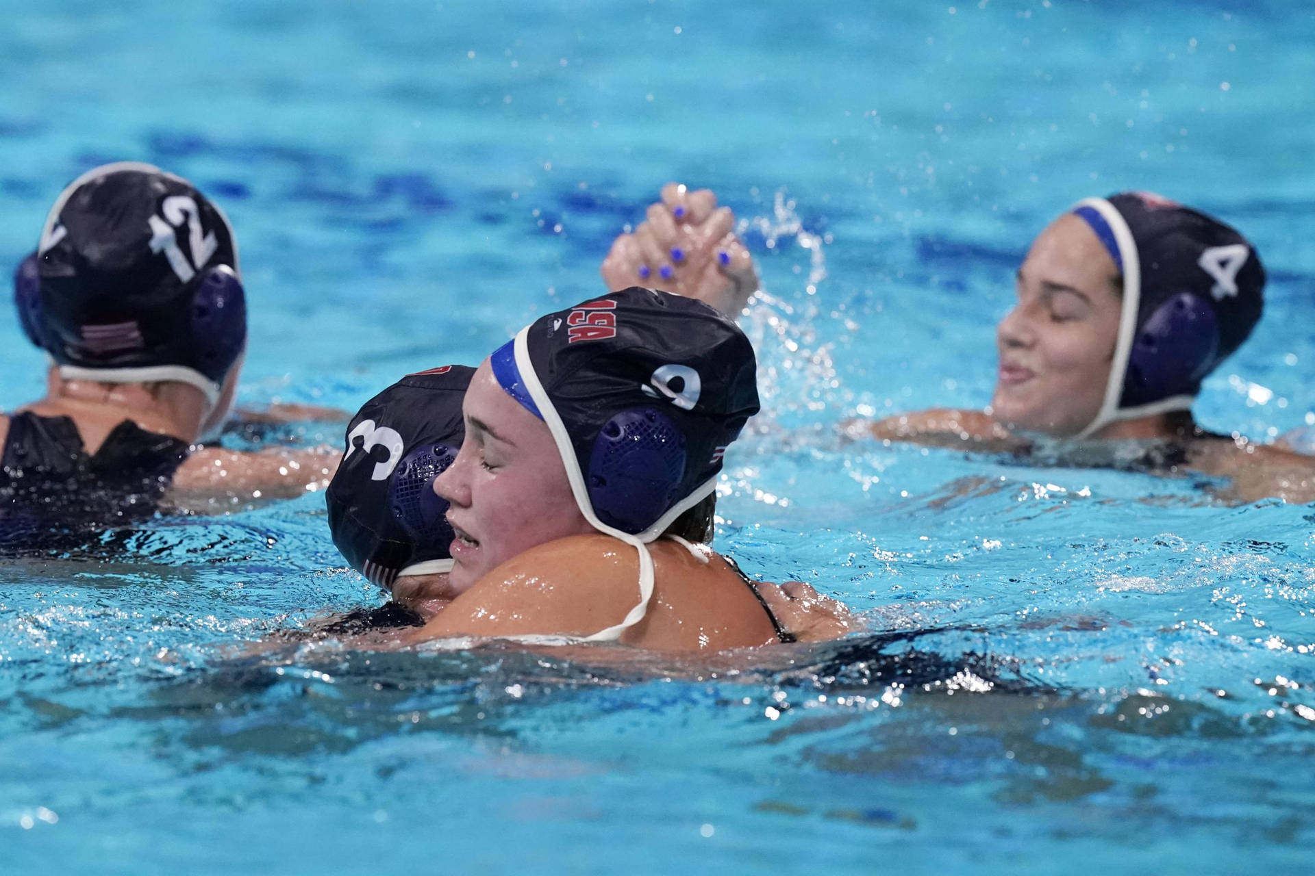 All Female Water Polo Team