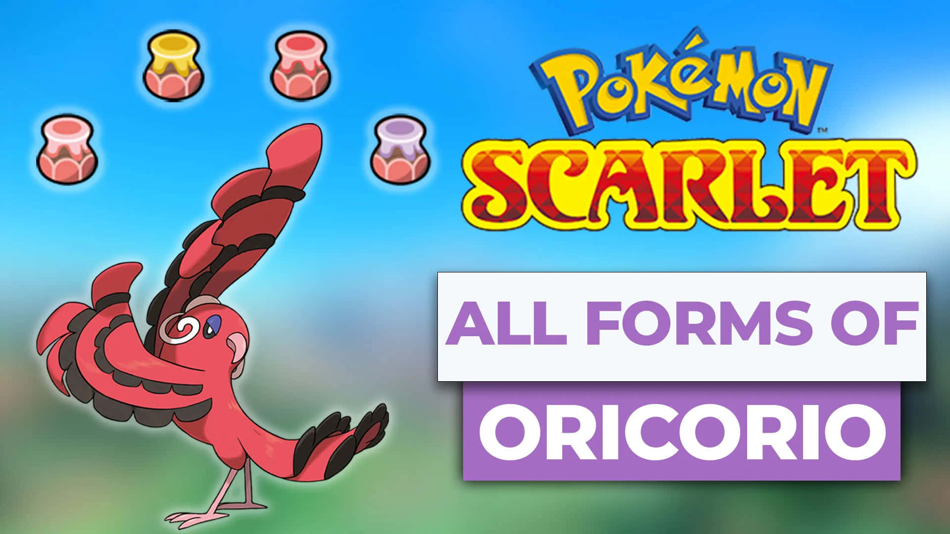 All Forms Guide Oricorio Background