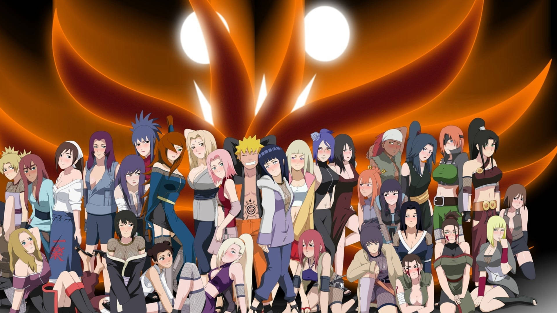 All Girls Naruto Characters Background