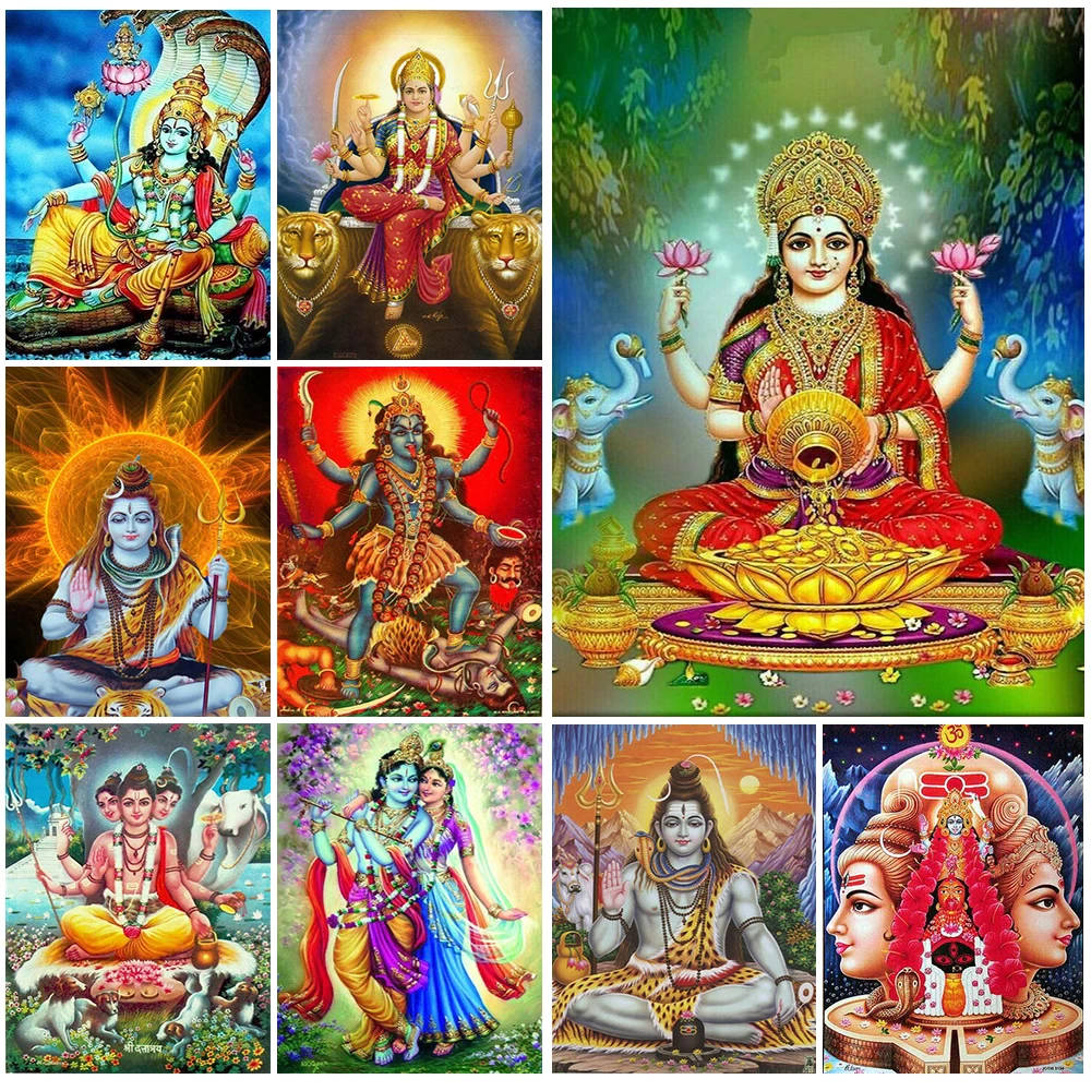 All Hindu Gods Cool Artwork