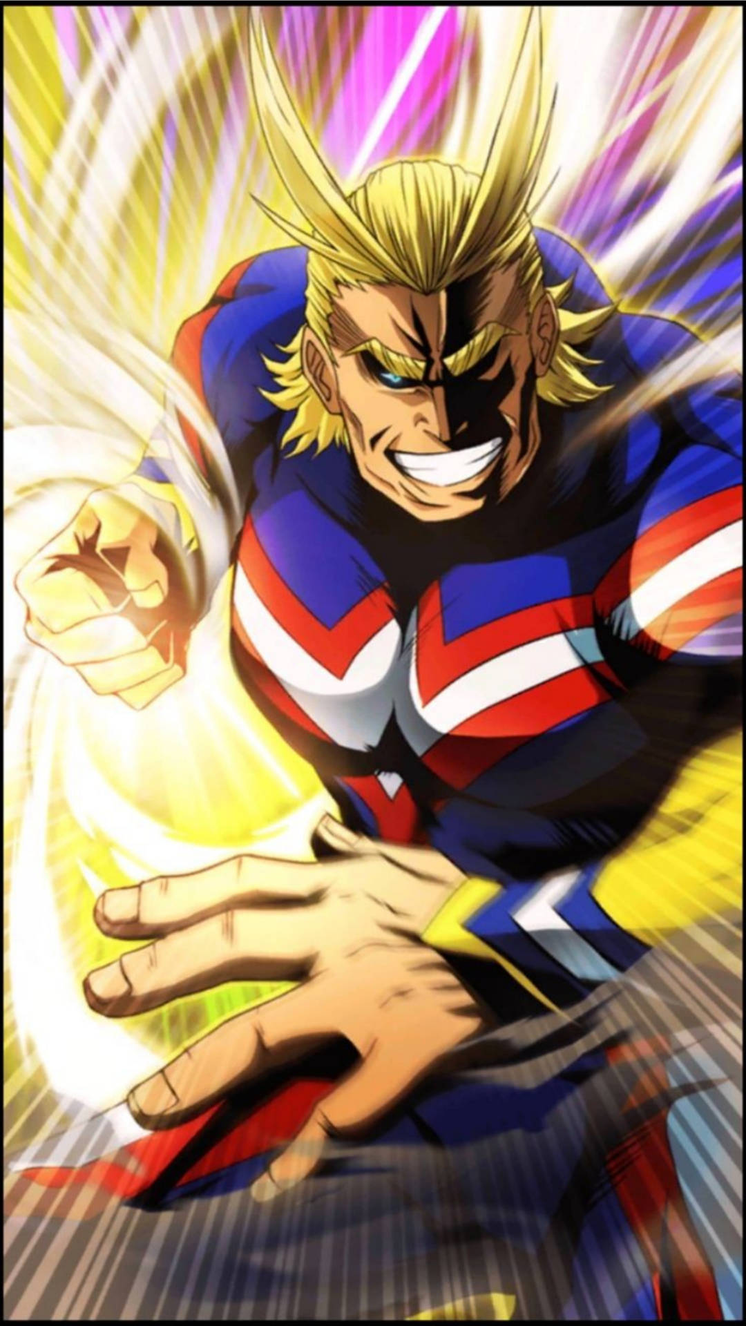 All Might My Hero Academia Iphone Background