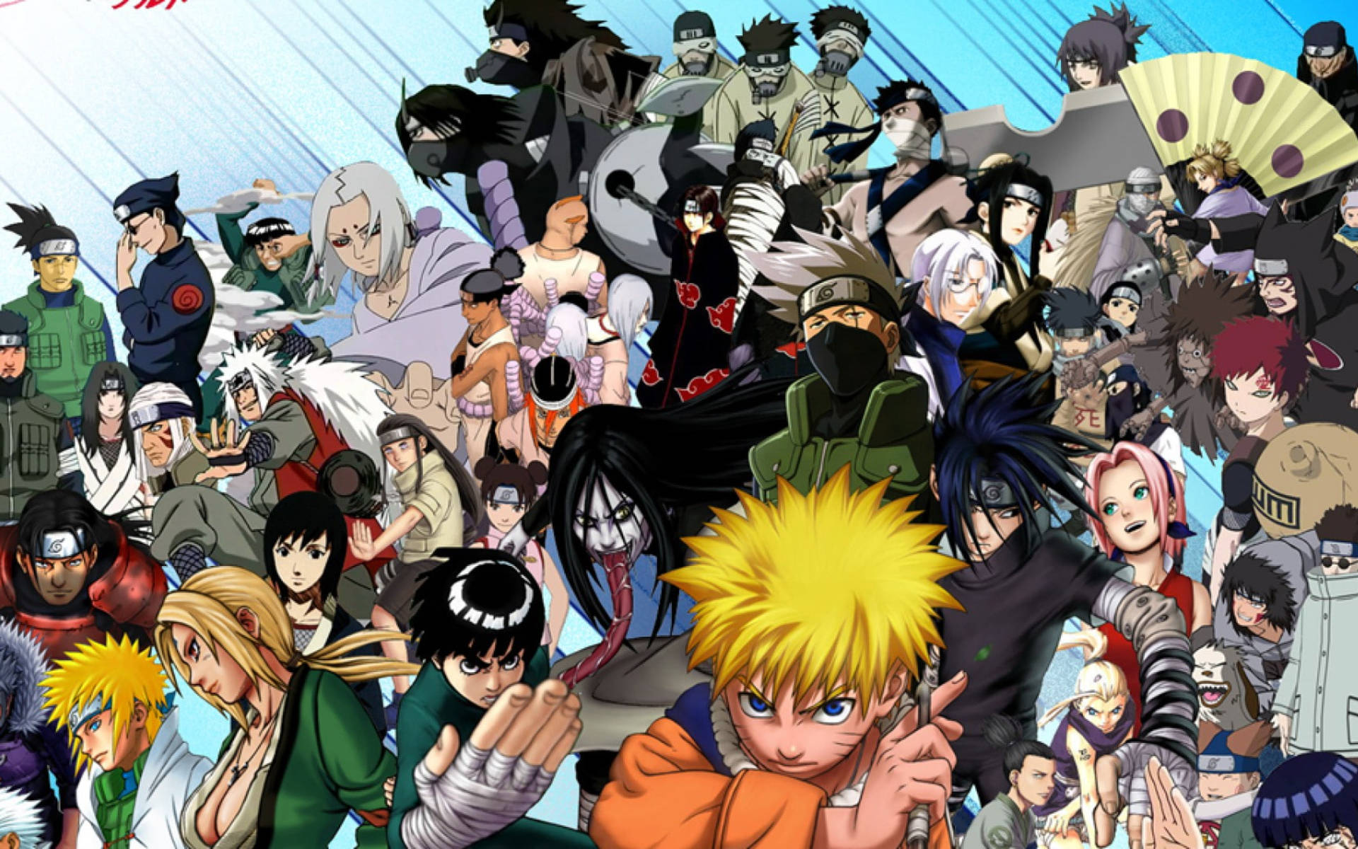 All Naruto Characters Background