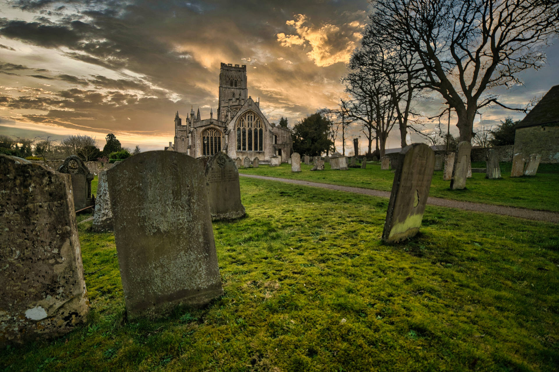 All Saints Day Cemetery Background