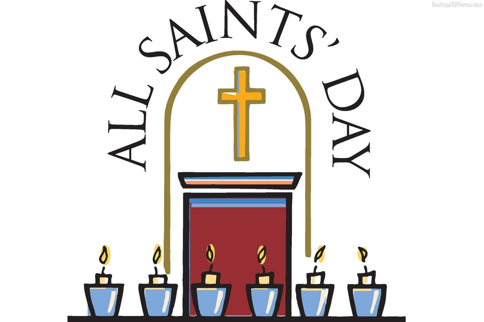 All Saints Day Drawing Background