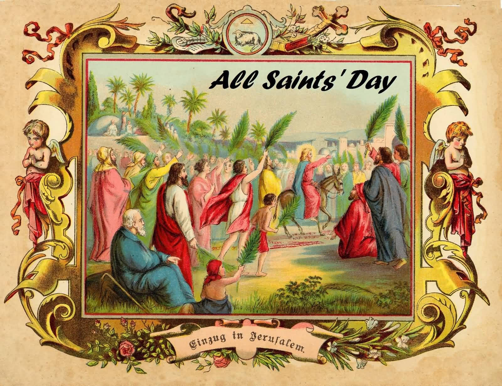 All Saints Day Illustration Background