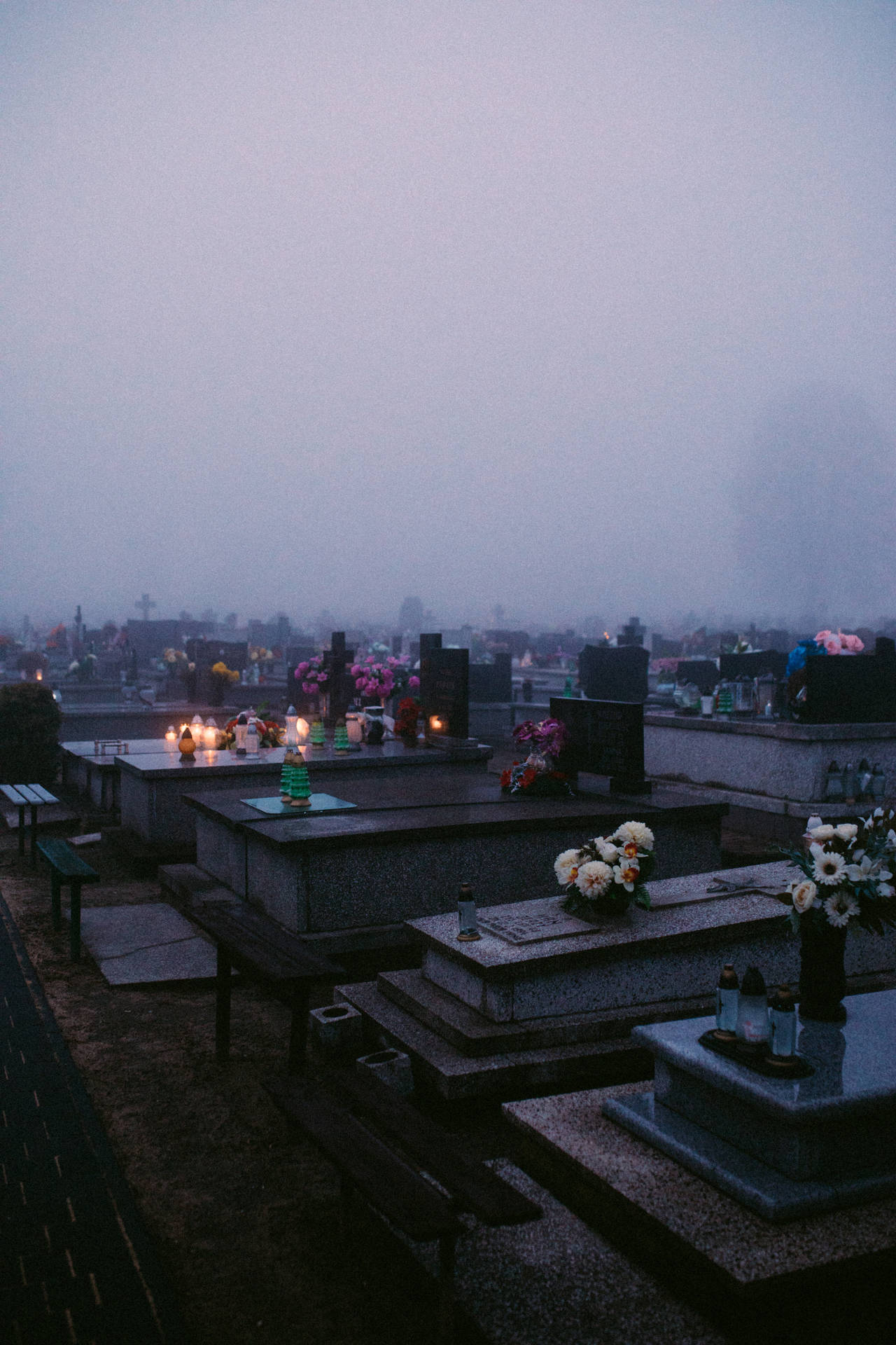 All Saints Day Stone Coffins