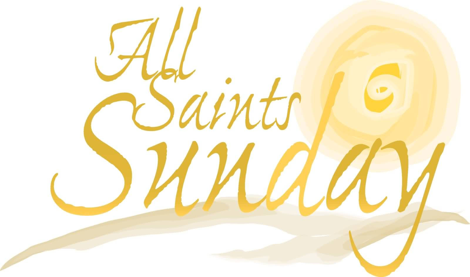 All Saints Day Sunday Background