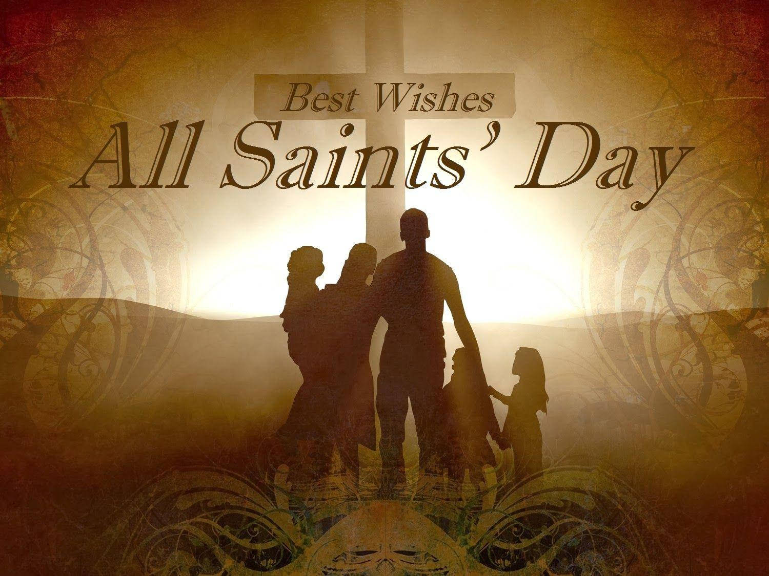 All Saints Day Wishes Background