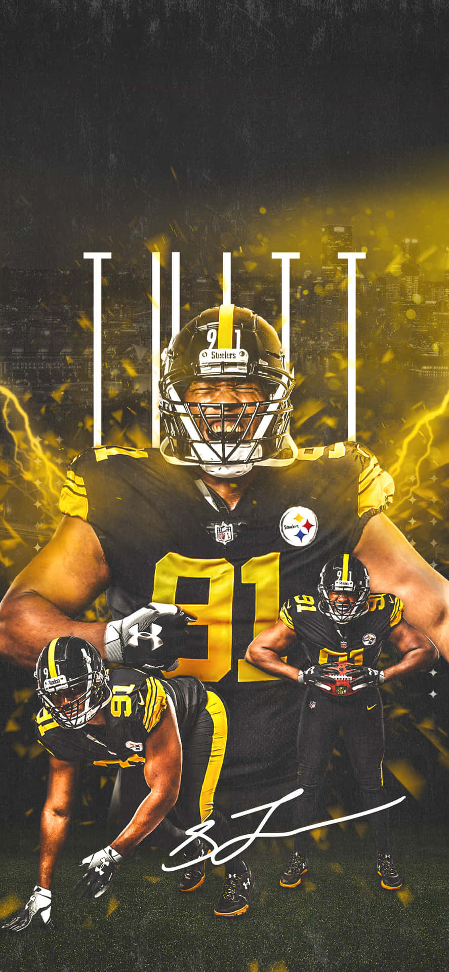 All Smiles As Juju Smith Schuster Succeeds On The Field Background
