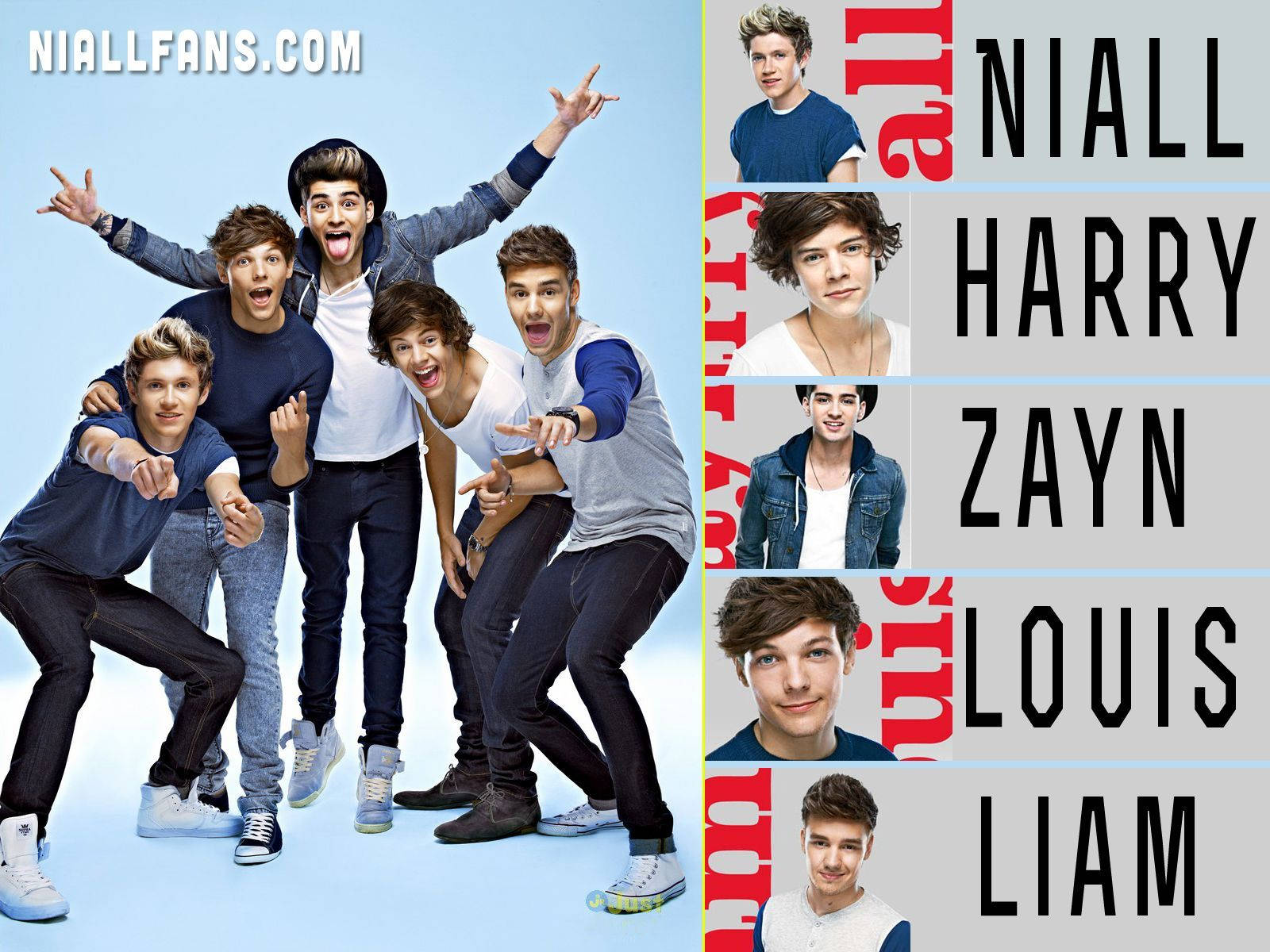 All-star 5: One Direction’s Harry, Zayn, Louis, Niall And Liam