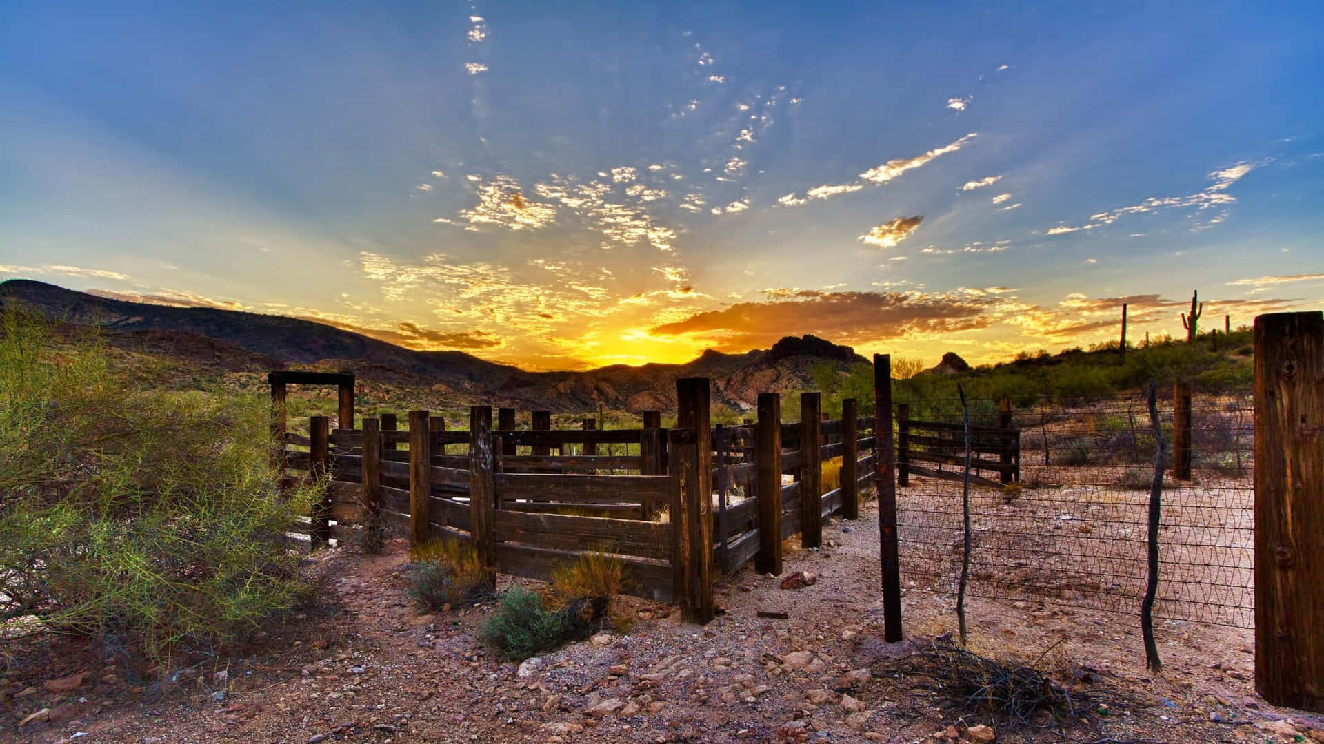 All The Beauty Of The Ranch Background