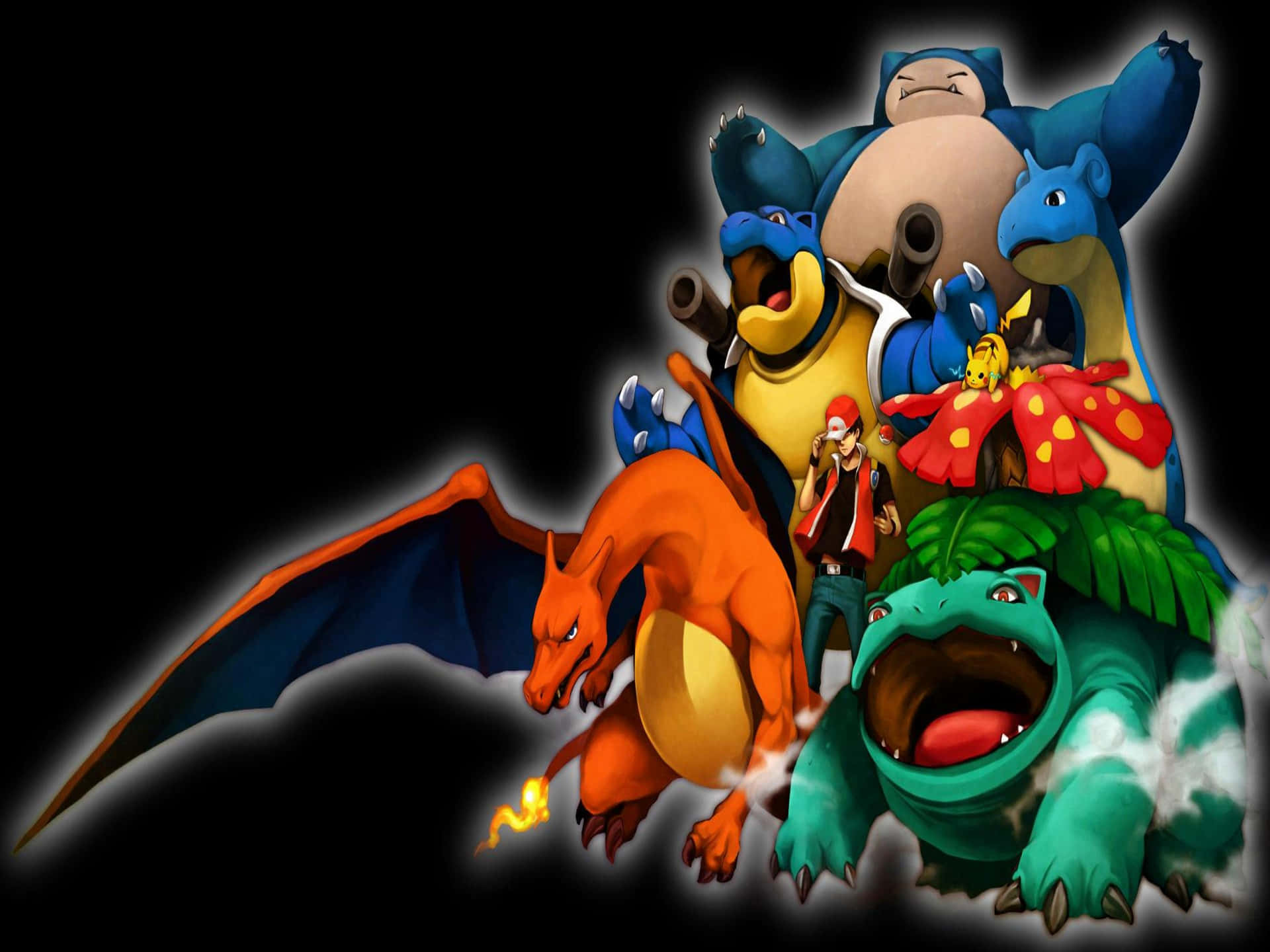 All The Original Mega Evolutions Of The Pokemon Background