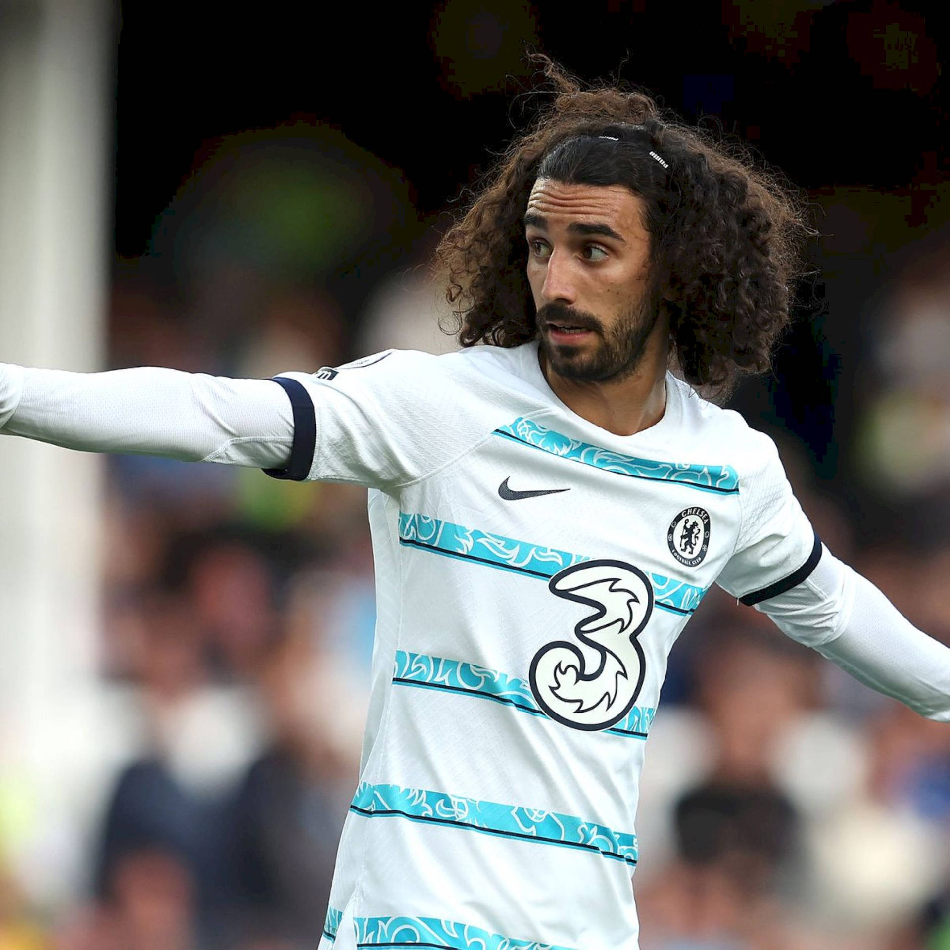 All-white Marc Cucurella