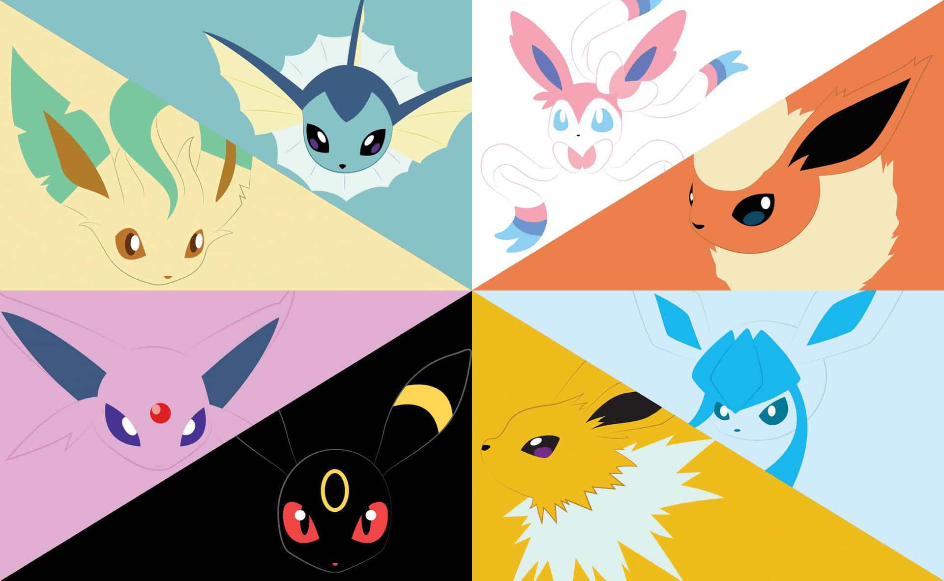 All Your Favorite Eevee Evolutions At Once! Background