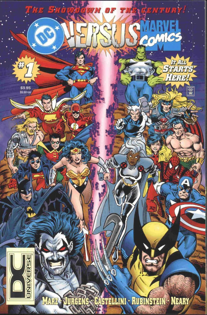 All Your Favorite Superheroes In One Place! Background