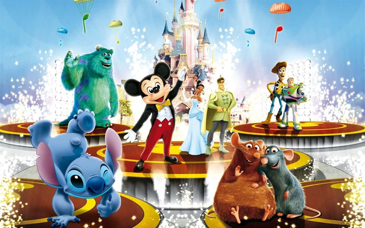 All Your Favourite Cartoon Characters In One Place! Background