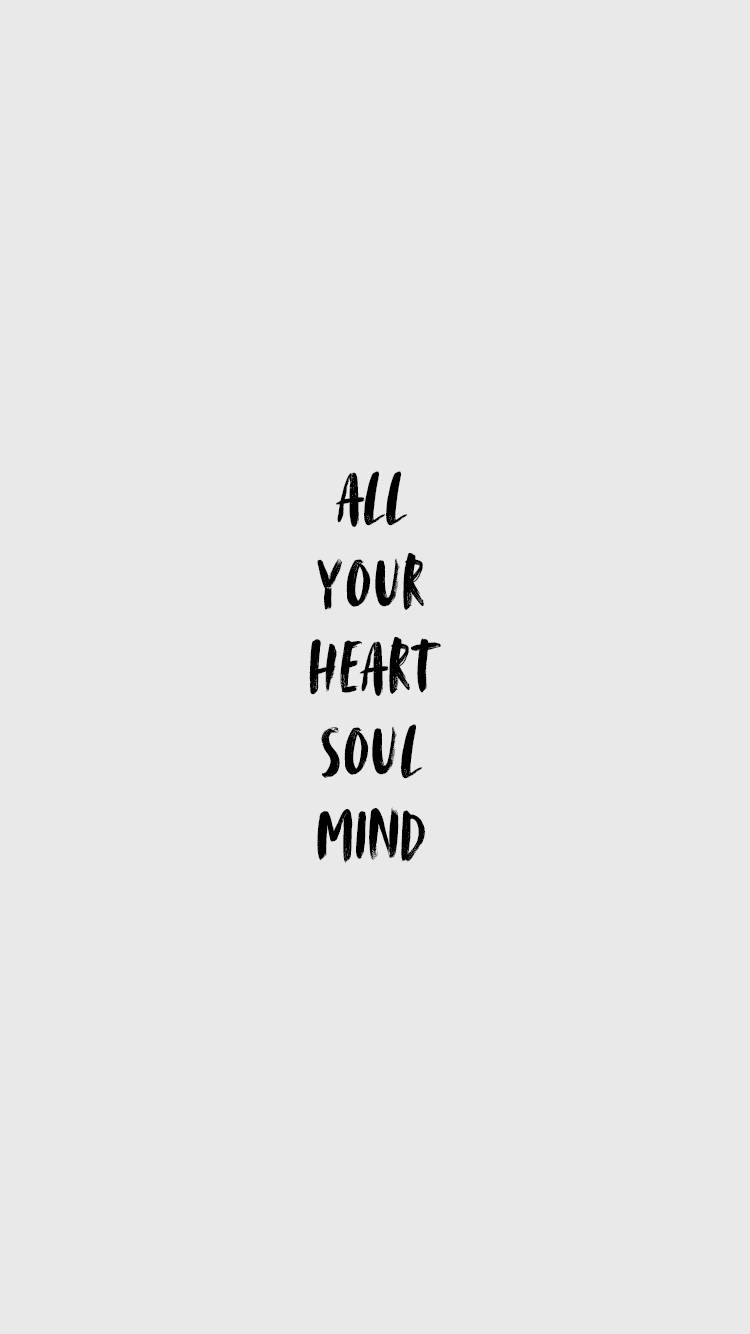 All Your Heart Soul Mind Versed Background