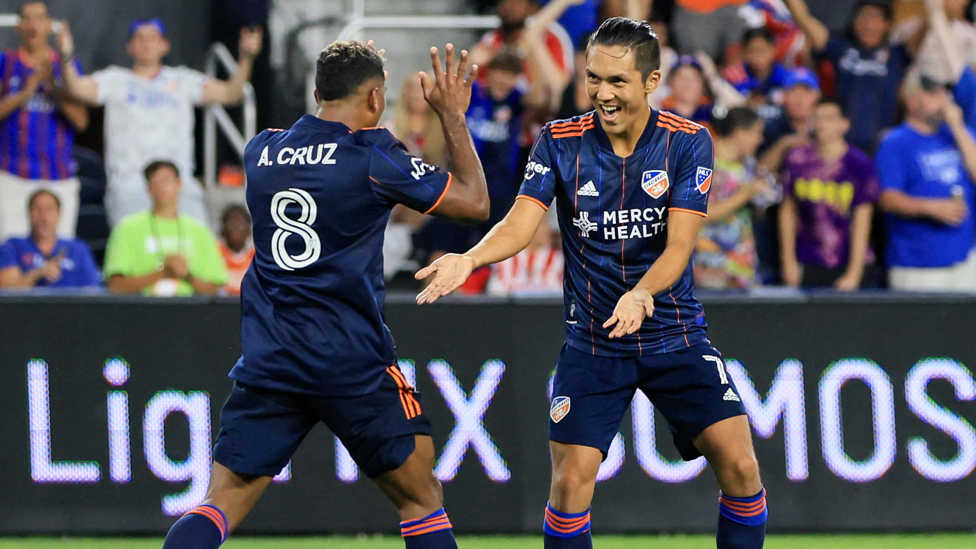 Allan Cruz Celebrating Goal Soccer Match