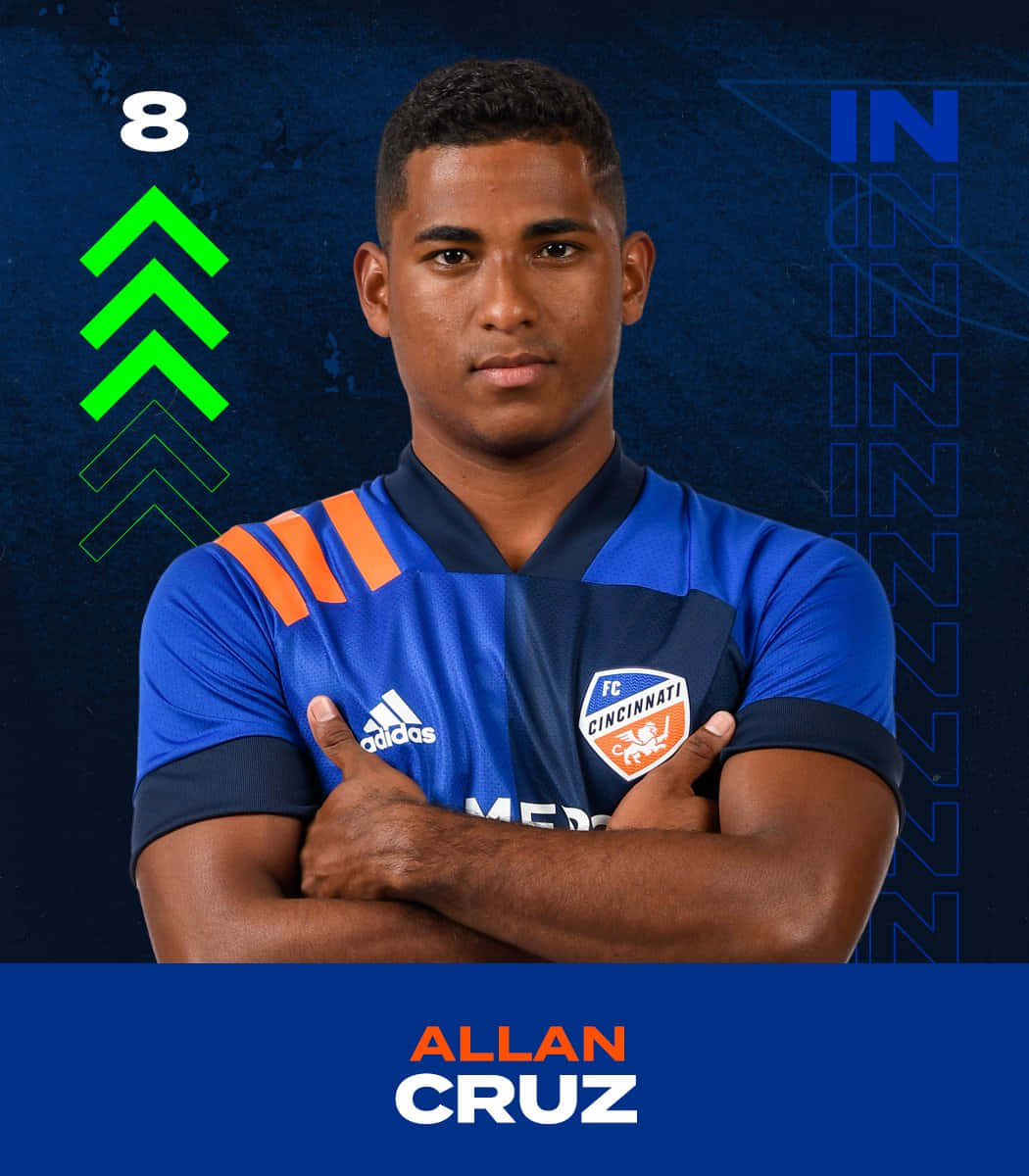 Allan Cruz F C Cincinnati Promotional Portrait Background