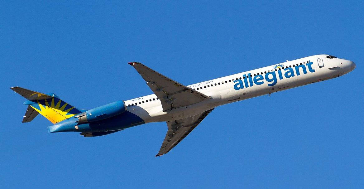 Allegiant Air Blue Sky Background