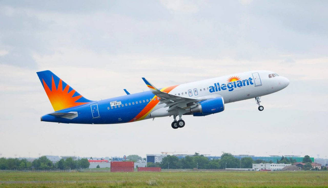 Allegiant Air Took Off Background