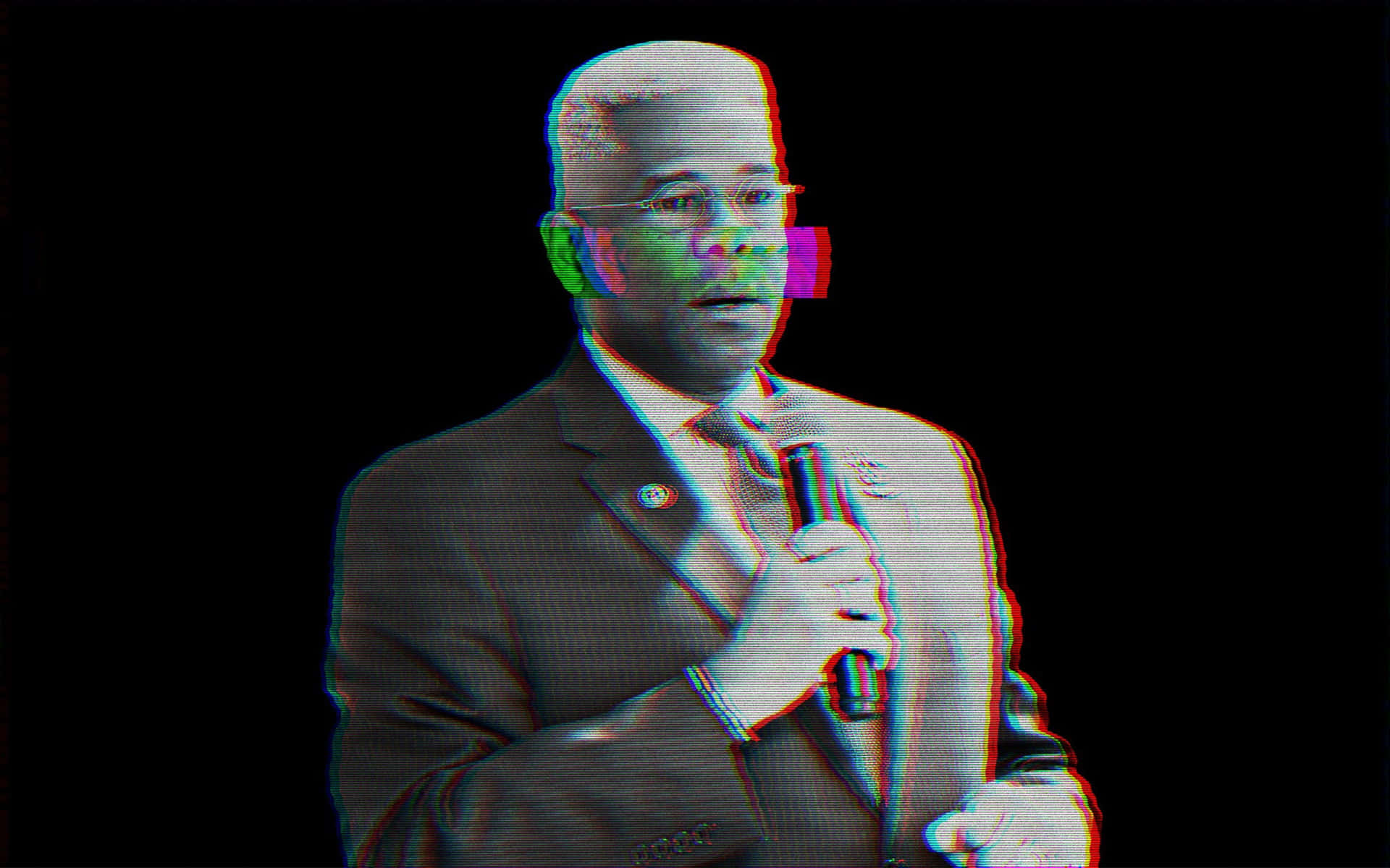 Allen West Black And White Background