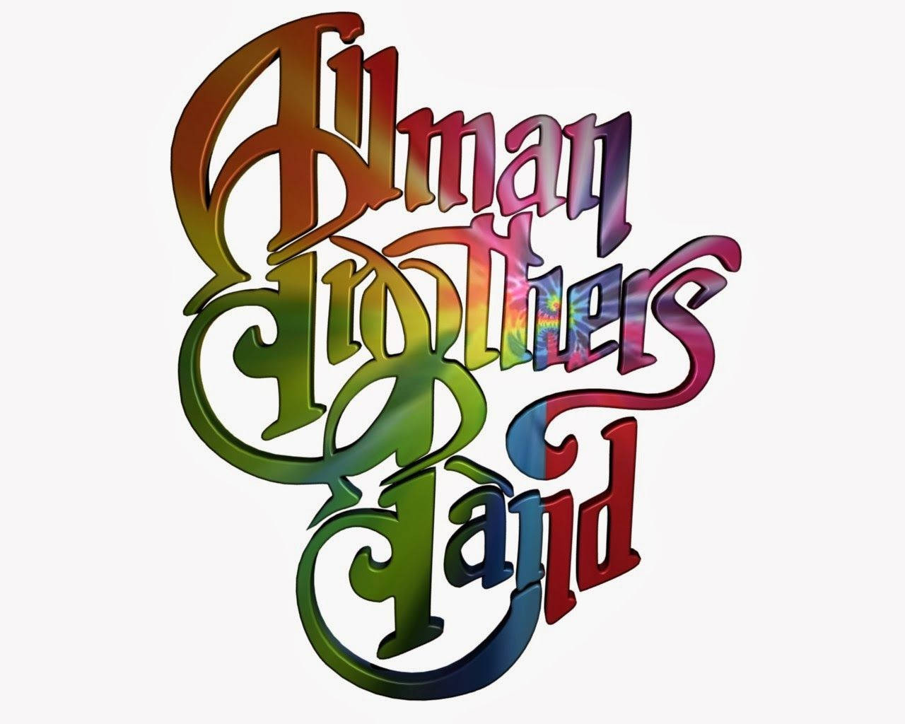 Allman Brothers Band Colorful Logo Background