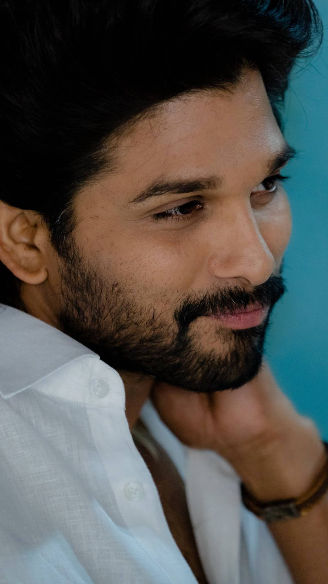 Allu Arjun Hd Close-up Smile Background