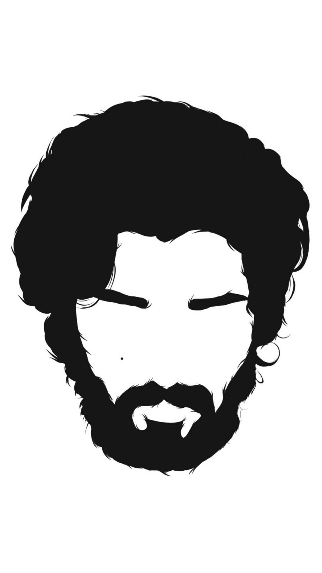 Allu Arjun Hd Face Silhouette Background