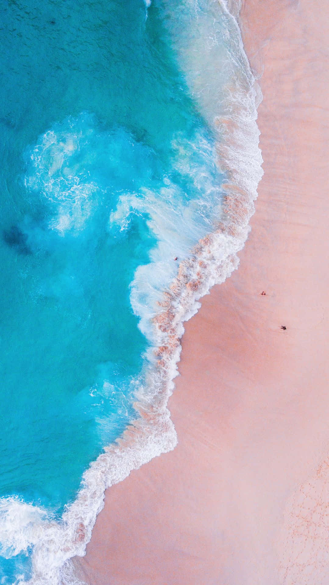 Alluring Pink Sands Of Pink Beach Background