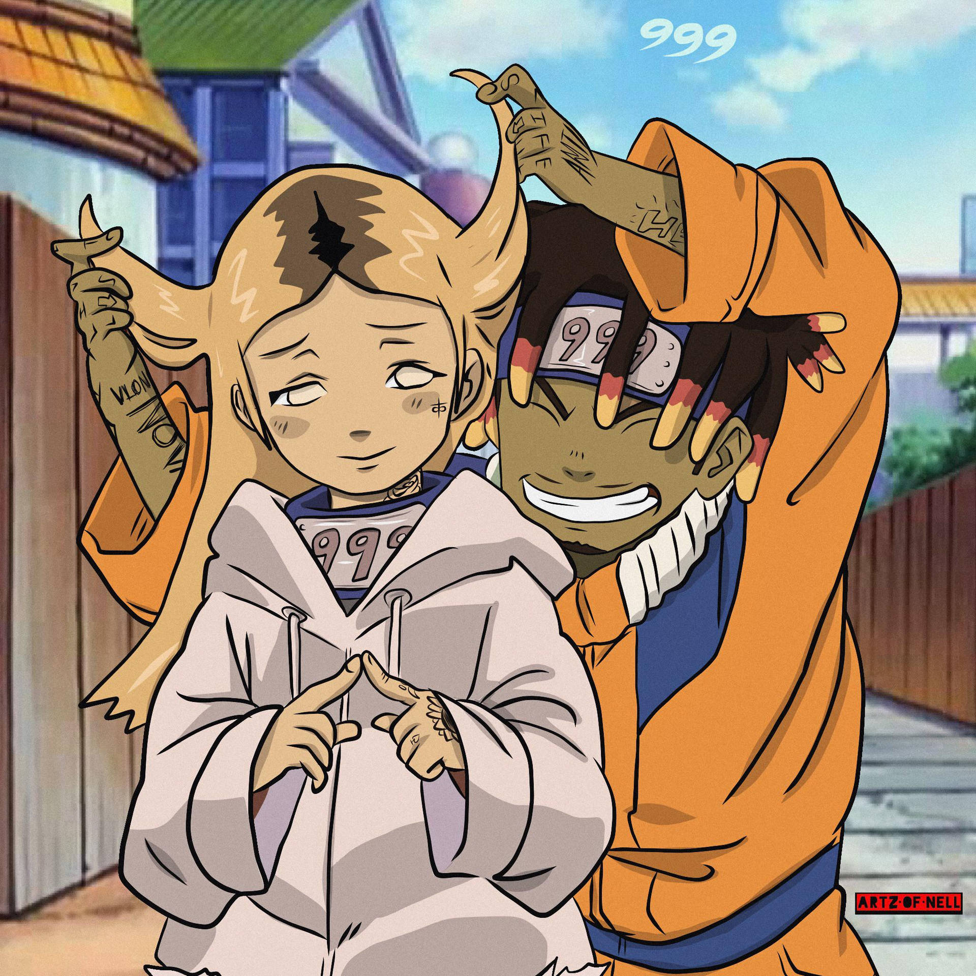 Ally And Juice Wrld Anime Naruto