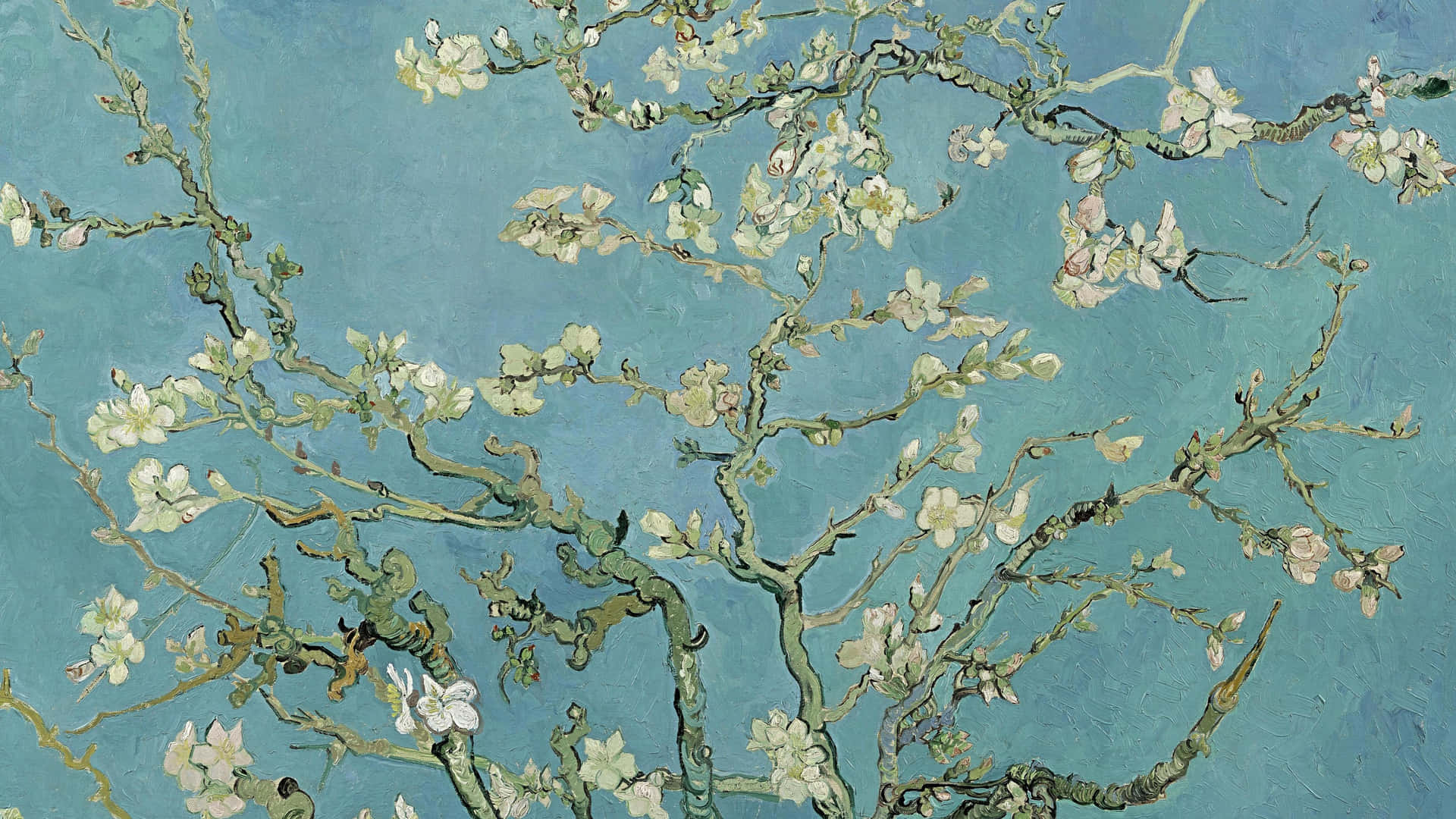 Almond Blossoms - A Classic Painting By Vincent Van Gogh Background