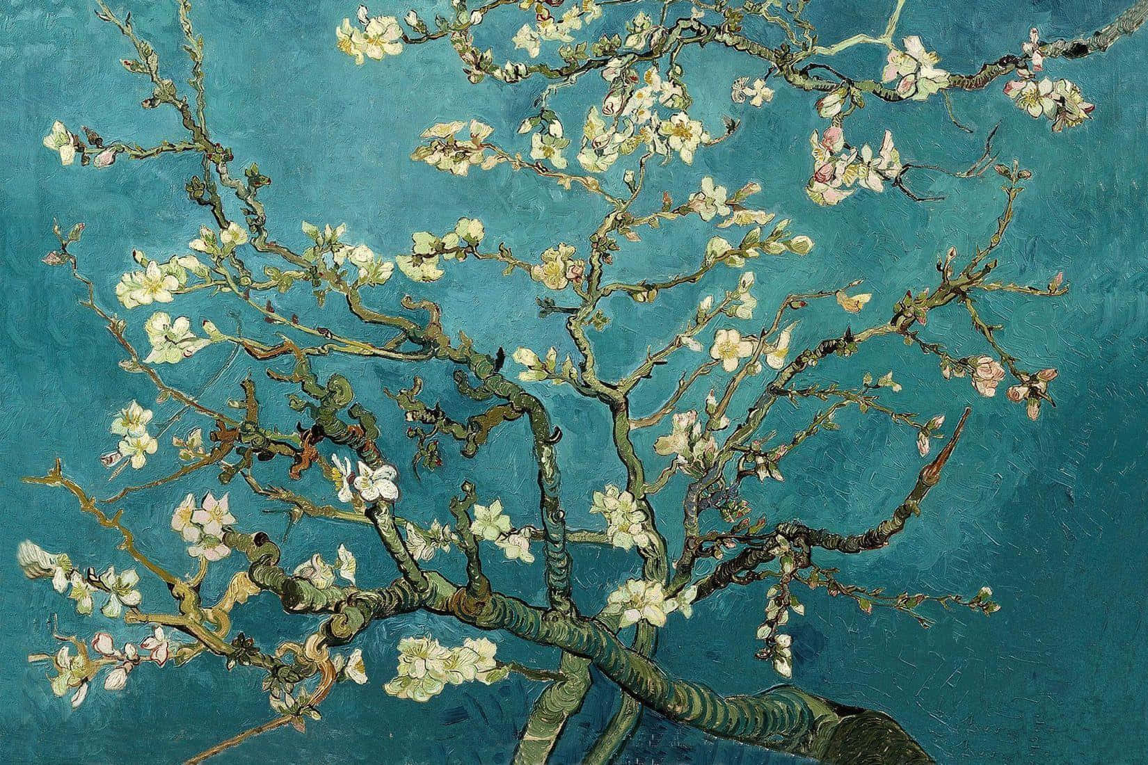 “almond Blossoms” By Vincent Van Gogh Background