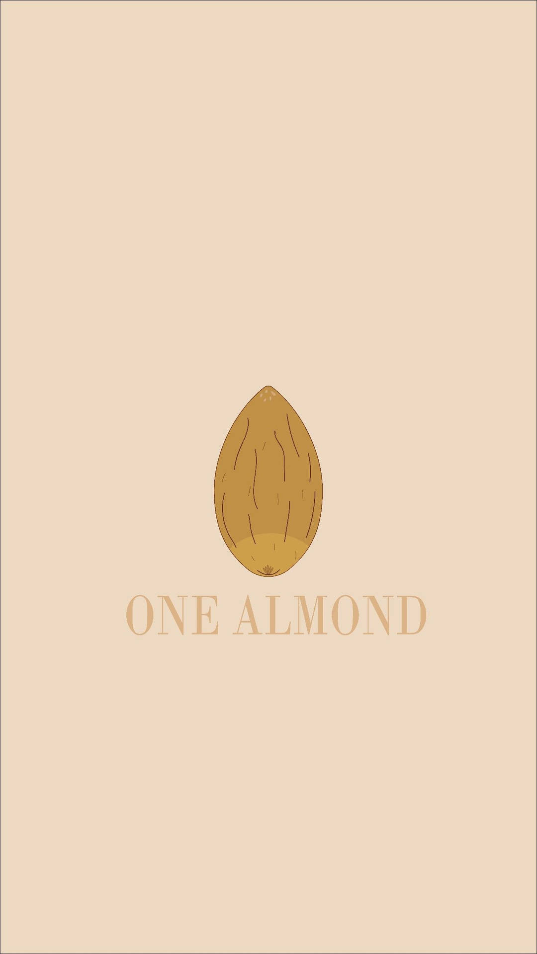 Almond Logo Digital Illustration Background