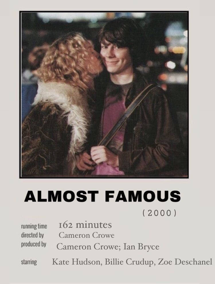 Almost Famous Movie Poster Background