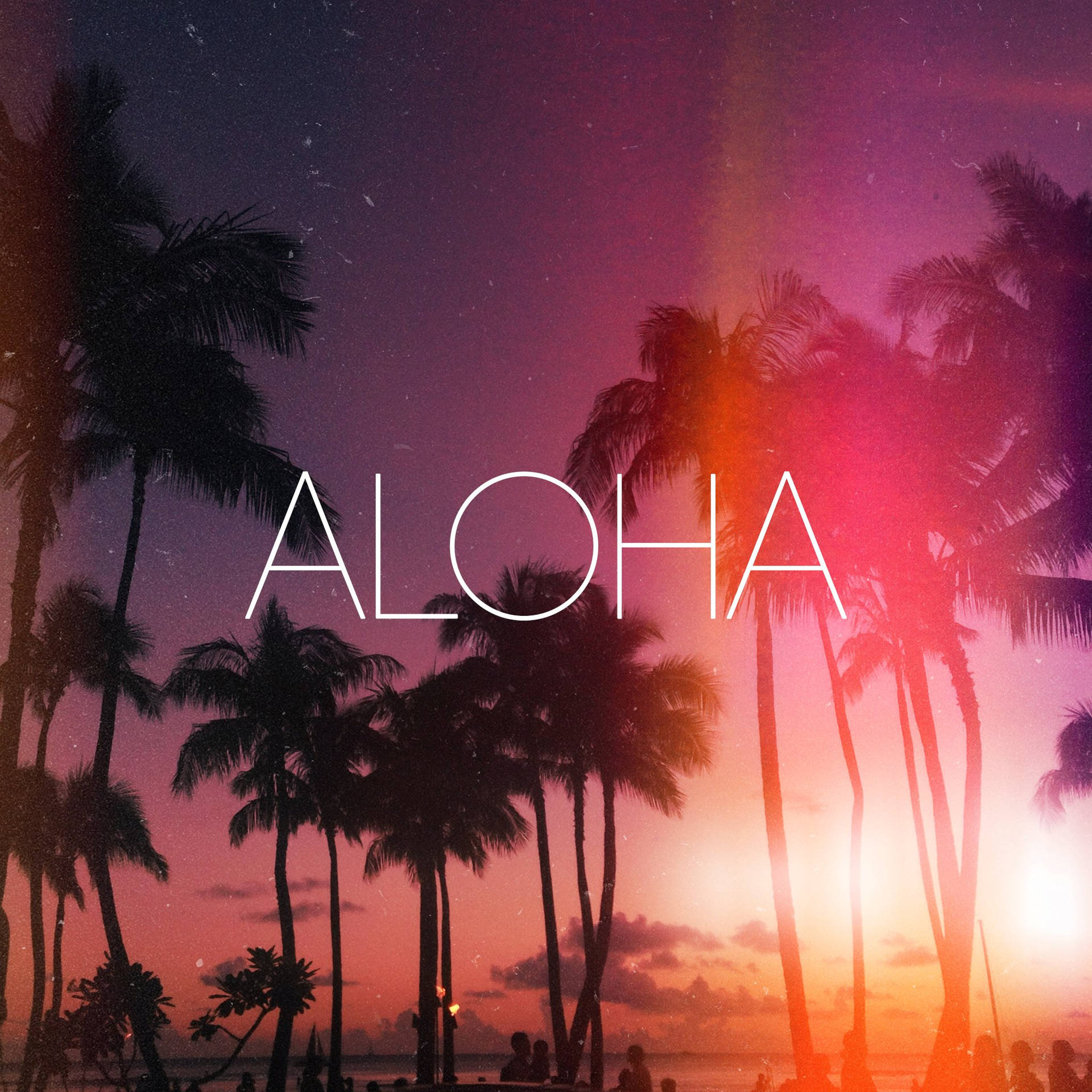 Aloha Sunset Tumblr Background