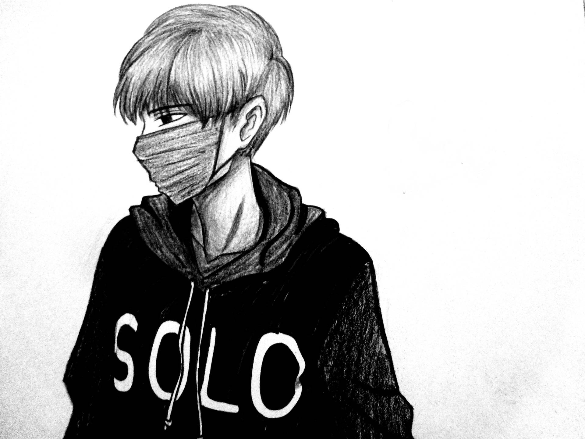 Alone Sad Anime Boys Drawing