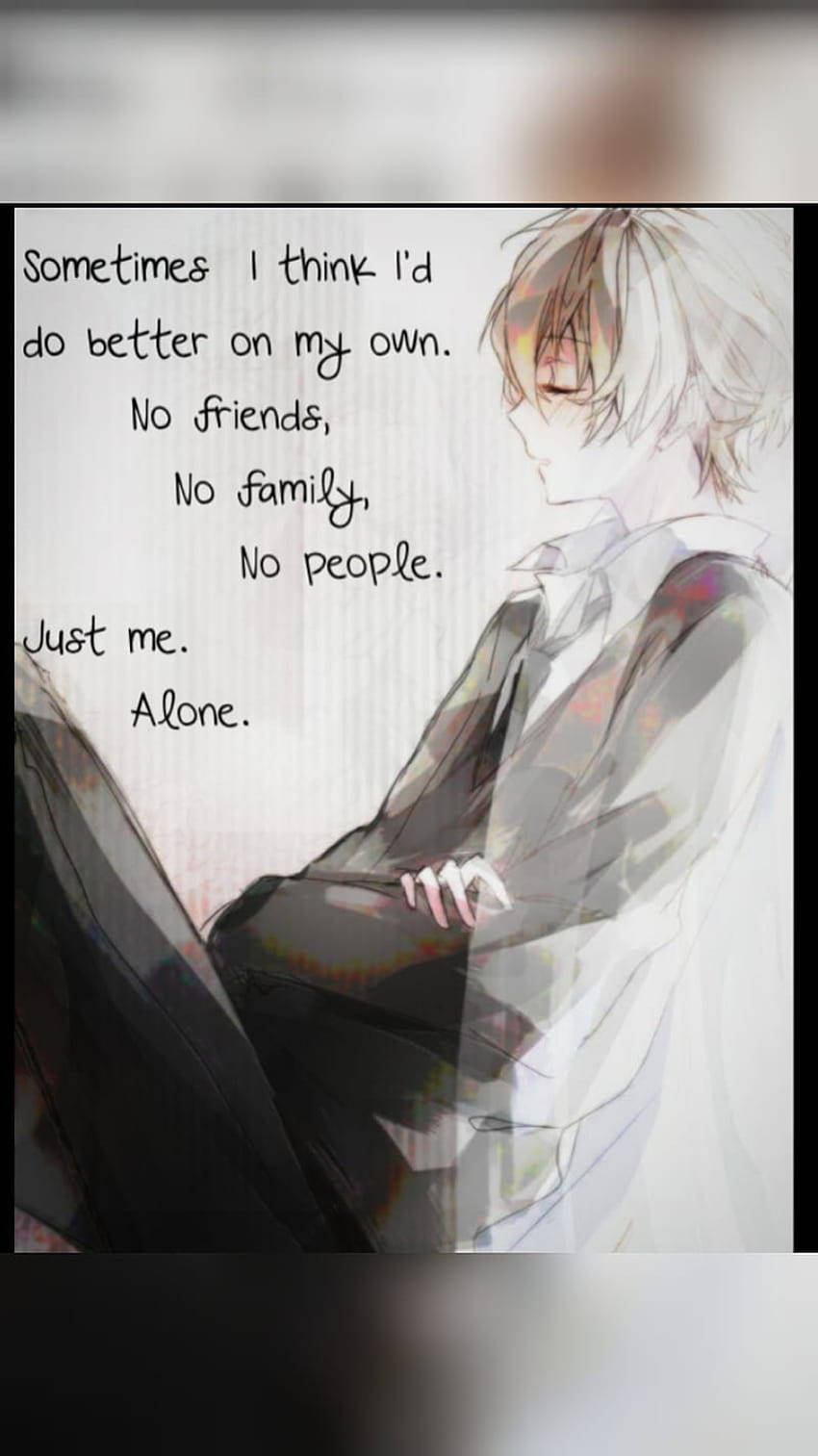 Alone Sad Pfp Background