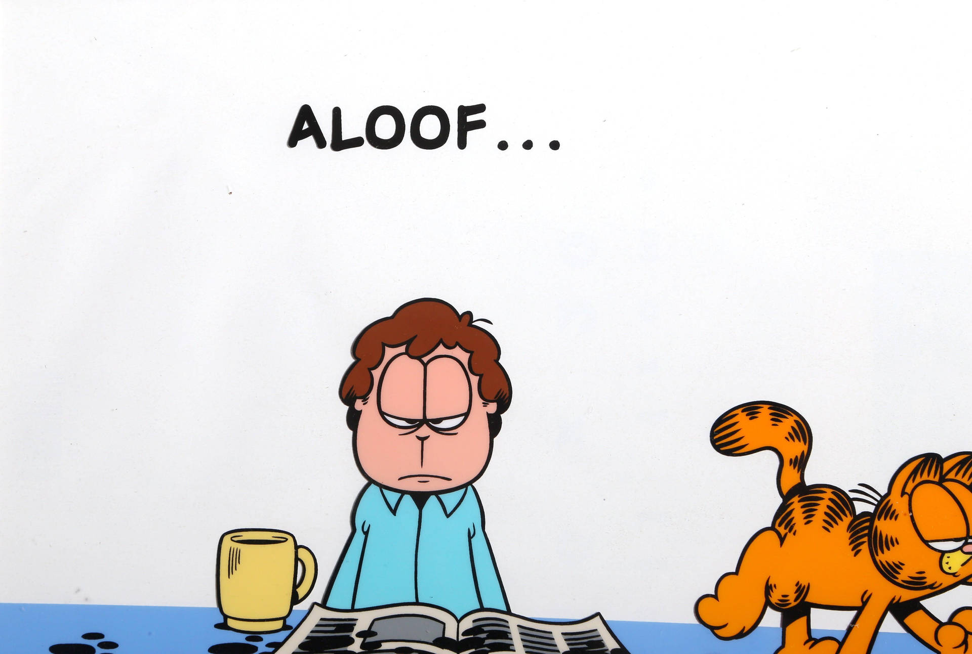 Aloof Comic Scene Background