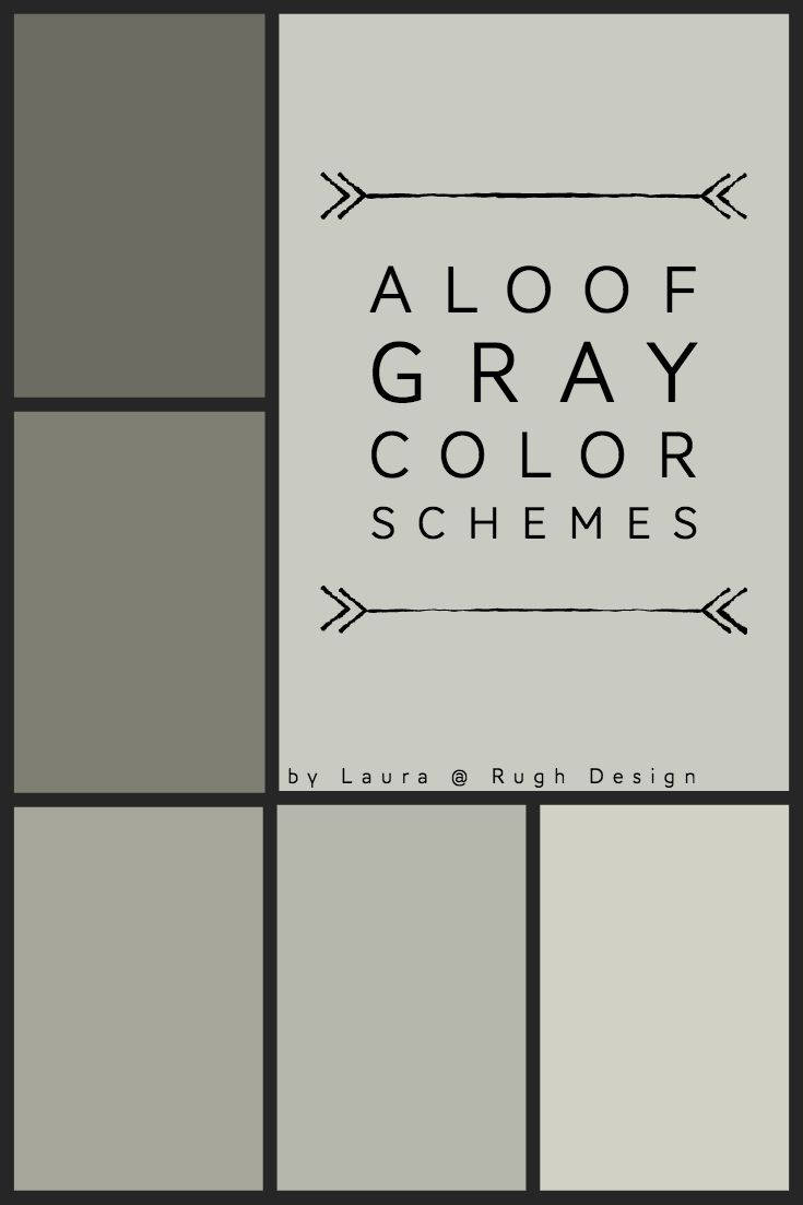 Aloof Gray Color Schemes Design Background