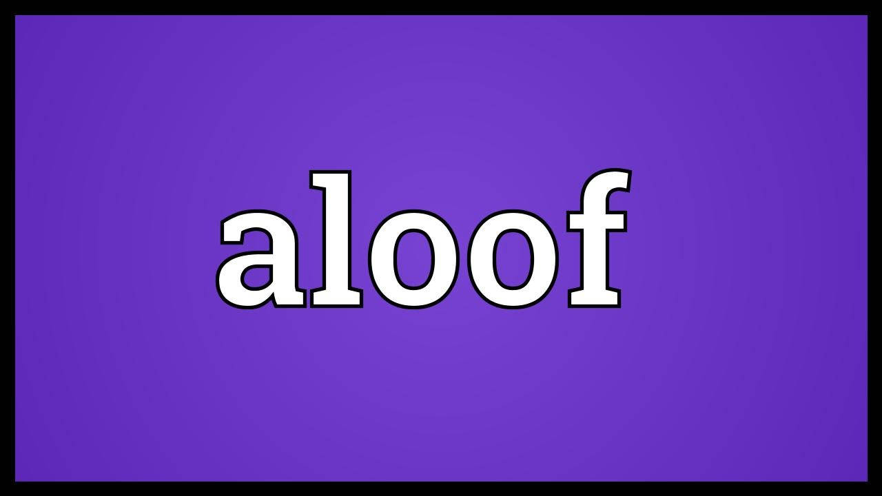 Aloof Wordon Purple Background Background