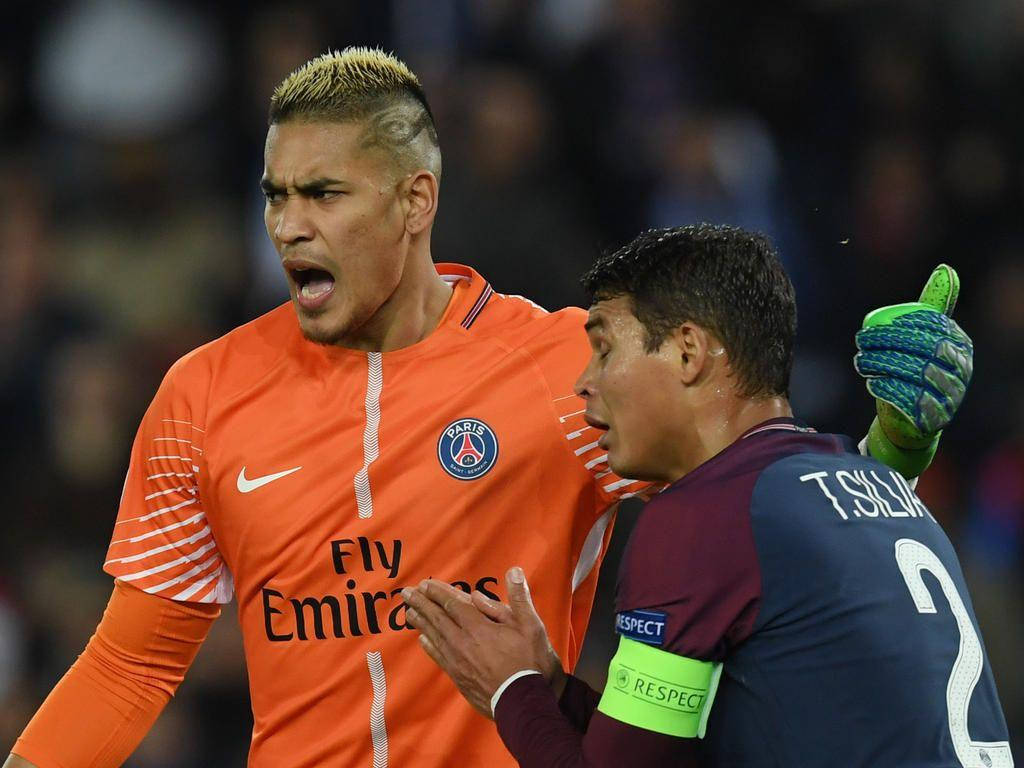 Alphonse Areola And Thiago Silva