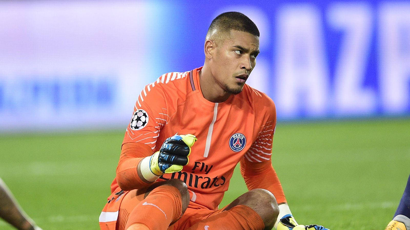 Alphonse Areola Sitting On The Field