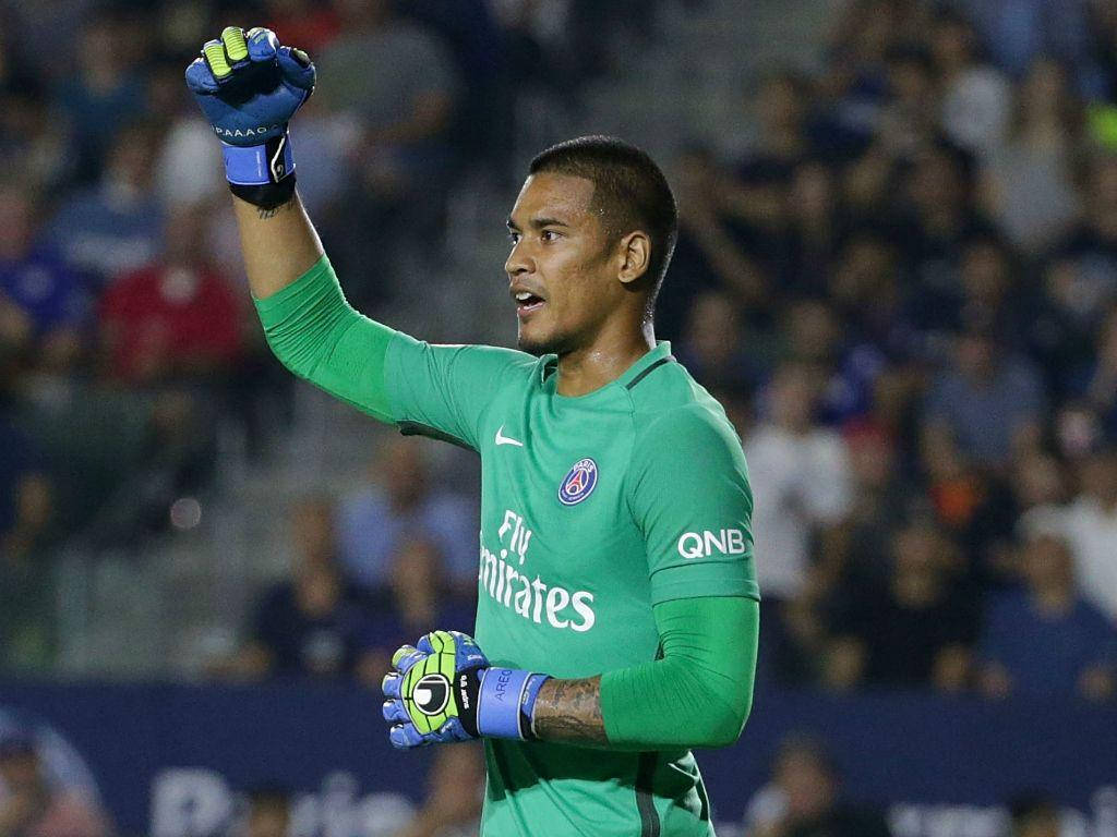 Alphonse Areola With Clenched Fist Background