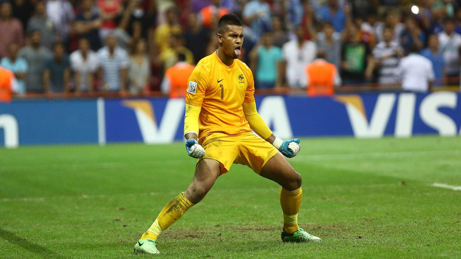 Alphonse Areola With His Tongue Out