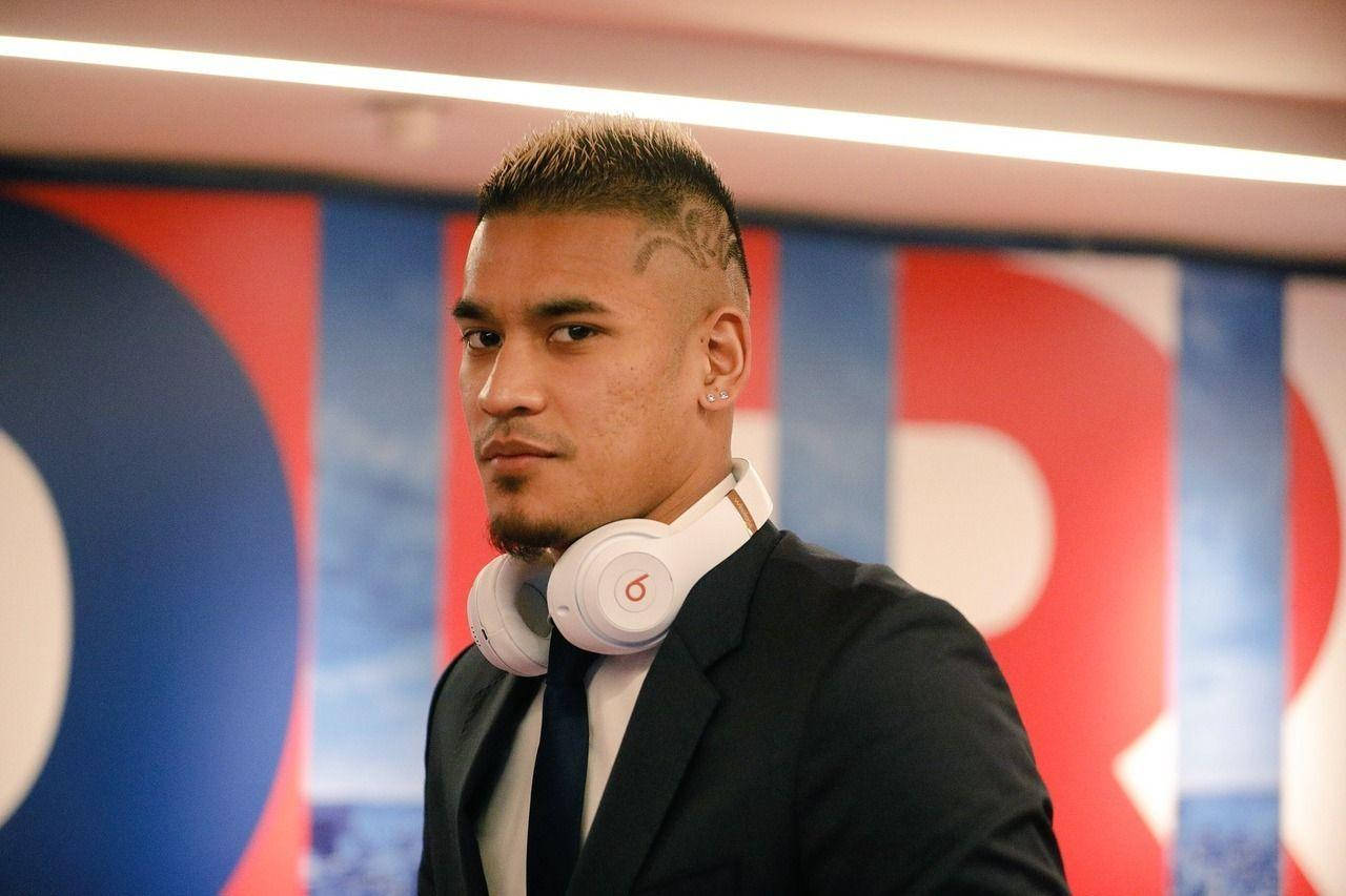 Alphonse Areola With White Headphones