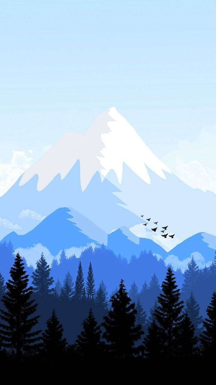 Alps Mountain Animated Forest Iphone Wallpaper Bjj. Journal Background