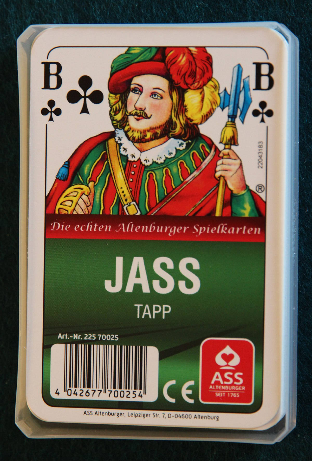 Altenburger Spielkarten Jackof Clubs Background