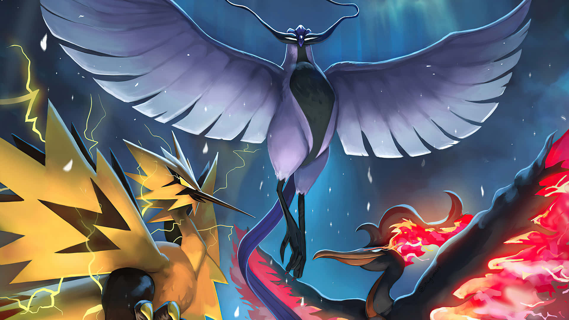Alternate Zapdos Mega Forms Background