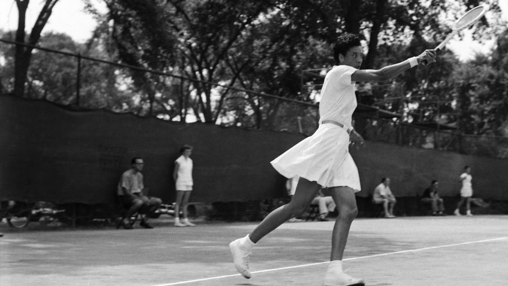 Althea Gibson Skilled Player Background